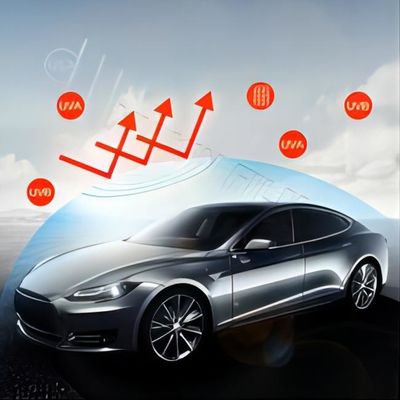 Хорошая цена. 70% Отторжение тепла Контроль солнца Фильмы для окон автомобилей Двухслойный снижающий отблеск 2 миллиметра онлайн