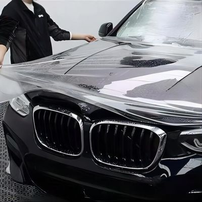 Хорошая цена. 7.5mil TPU PPF защитная пленка для автомобильной краски 1.52 * 15M антижелтеть самоклеящийся прозрачный онлайн