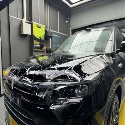 Хорошая цена. Фильм для автомобильной упаковки Противограбежный Прозрачный TPU PPF Противожелтый защитный пленка для автомобильной краски онлайн