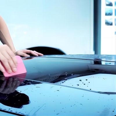 Хорошая цена. 7.5 миллиметров высокогидрофобная автомобильная пленка для крыши от царапин Прозрачная глянцевая TPU PPF онлайн